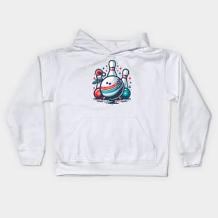 Bowling Christmas Kids Hoodie